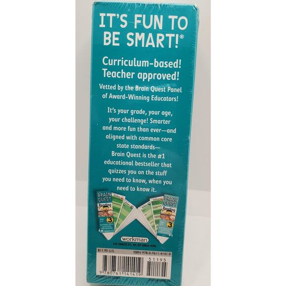 Brain Quest 3rd Grade Reading Q&A Cards: 56 Stories with Questions Answers Gift - Picture 4 of 5